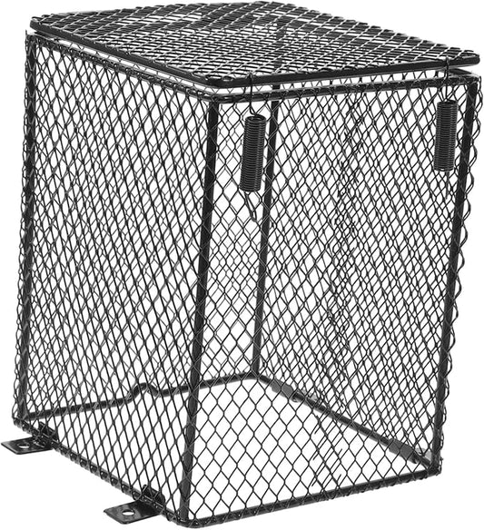 Reptile Heat Lamp Mesh Cover and Heating Light Shade for Crawler Living Tank Easy to Install High-Grade Material for Turtles Lizards and Birds