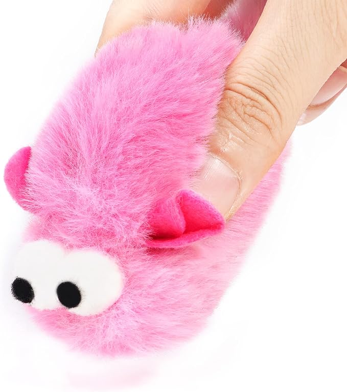 CHIWAVA 4PCS 15" Long Soft Plush Cat Toys Mice with Bell Rustle Sound Mouse - Image 4