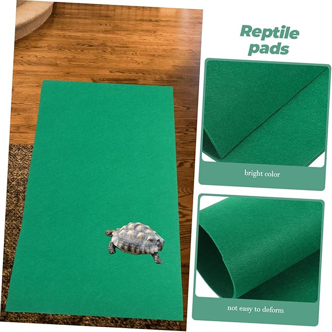 Yardwe Reptile Pad for Tortoises and Lizards Warm Cushion for Climbing and Sleeping Reptile Mat for Pets Safe and Practical Design
