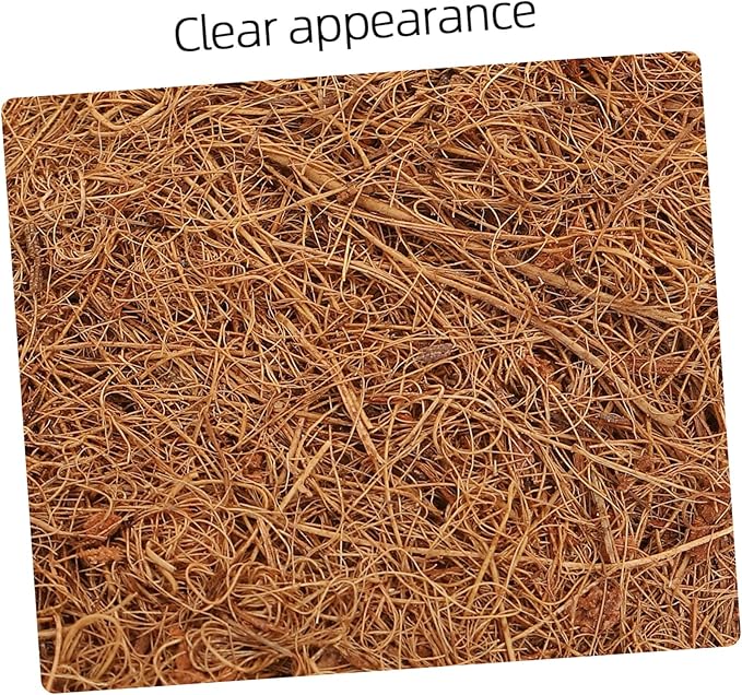 Natural Coconut Fiber Reptile Bed Mat Substrate for Tortoise Lizard Snake Habitats Breathable Easy to Clean Reptile Bedding