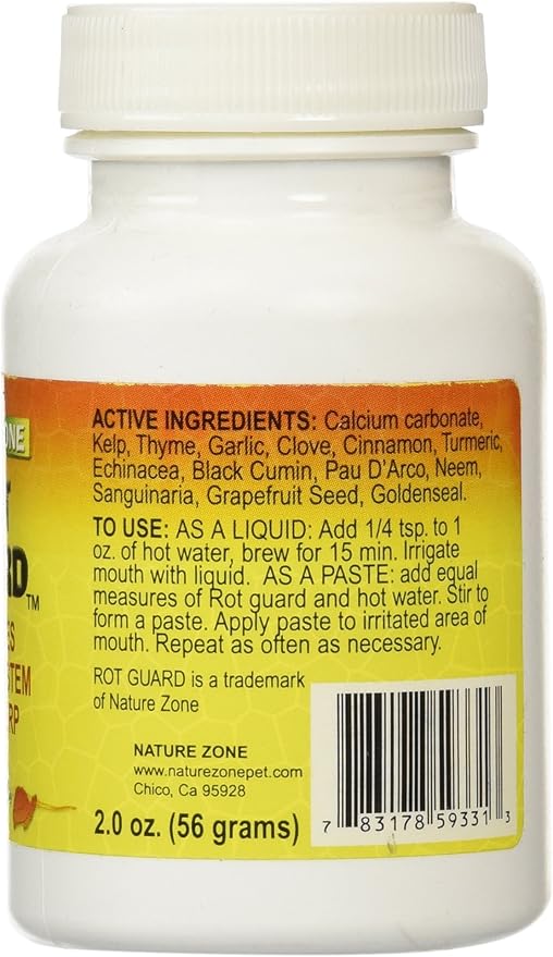 Nature Zone SNZ59331 Rot Guard Enhance Immune System for Reptiles, 2 Ounce
