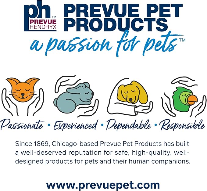 Prevue Pet Products Universal Small Animal Home - Small Animal Cage for Hamsters, Guinea Pigs, Ferrets, Dwarf Rabbits, Rats, Chinchillas, Hedgehogs, Indoor Use, Tight Wire Spacing - Gray