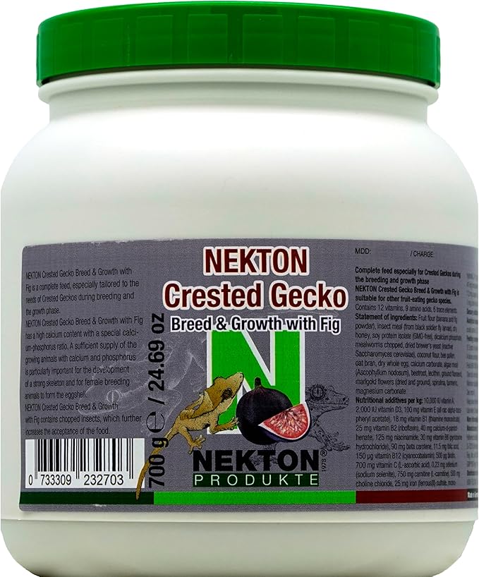 Nekton Crested Gecko Fig for Growth and Breeding 700g (24.69oz)