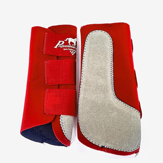 Professional's Choice Equine Easy-Fit Front Leg Splint Boot | Hook & Loop Closure | Sold in Pairs | One Size Fits All
