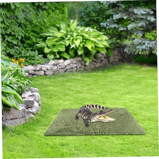 BESPORTBLE 2pcs Reptile Carpet Mat Snake Bedding Lizard Supplies Moisture Retaining Heat Preserving