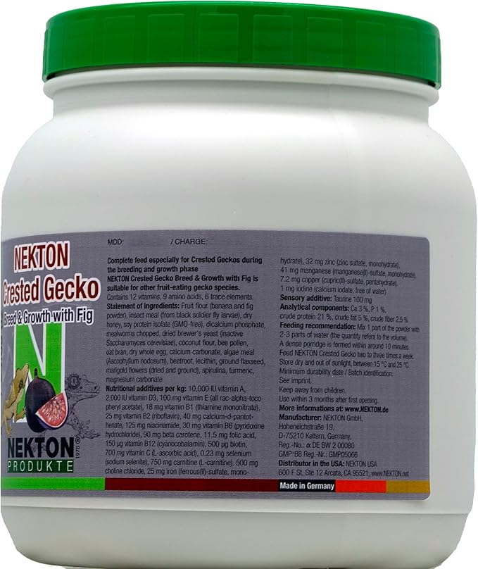 Nekton Crested Gecko Fig for Growth and Breeding 700g (24.69oz)