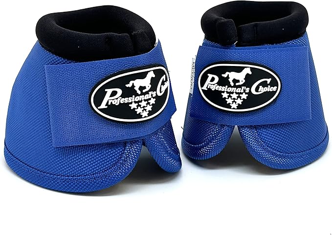 Professional's Choice Horse Equine Overreach Ballistic Bell Boots Navy Blue