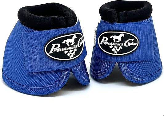 Professional's Choice Horse Equine Overreach Ballistic Bell Boots Navy Blue
