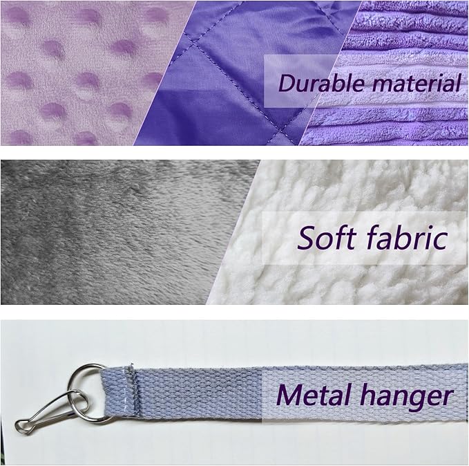 kathson 4 PCS Ferret Hammock Set,Guinea Pig Hammocks Hideout Bed,Ferret Hanging Play Tunnel,Soft Rat Hammock Sleep Beds Cage Accessories for Sugar Glider,Hamster Chinchilla