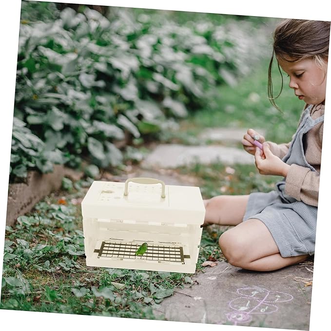 VICASKY Portable Bird Carrier Cage for Travel Lightweight Design for Parakeets Small Birds for Sightseeing Camping Hiking Comfortable Secure Transport