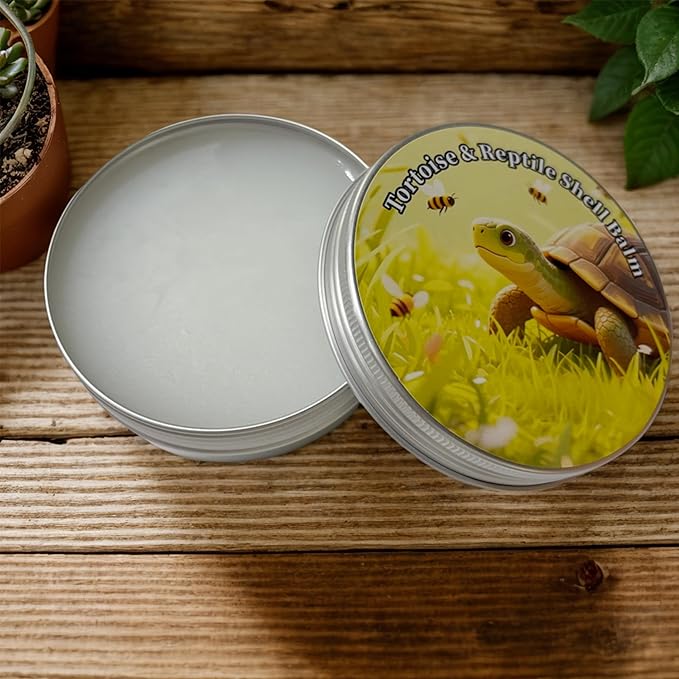 Reptile Shell Balm, 3.5 Oz Moisturizing Conditioner for Tortoise and Lizard Shell Care, 100g