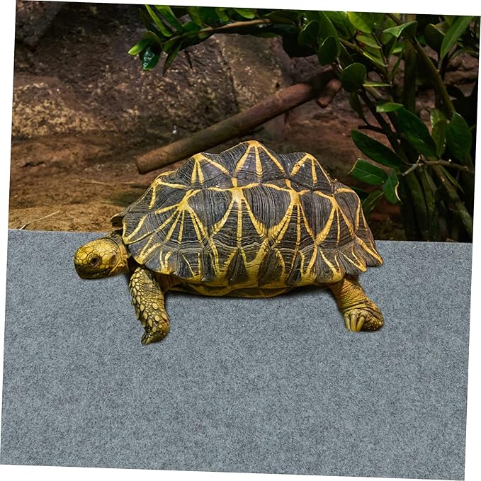 Hemoton Terrarium Liner Reptile Carpet Bedding Substrate Mat for Tortoises Lizards Snakes and Breathable Moisture Retaining Safe Pet Supplies