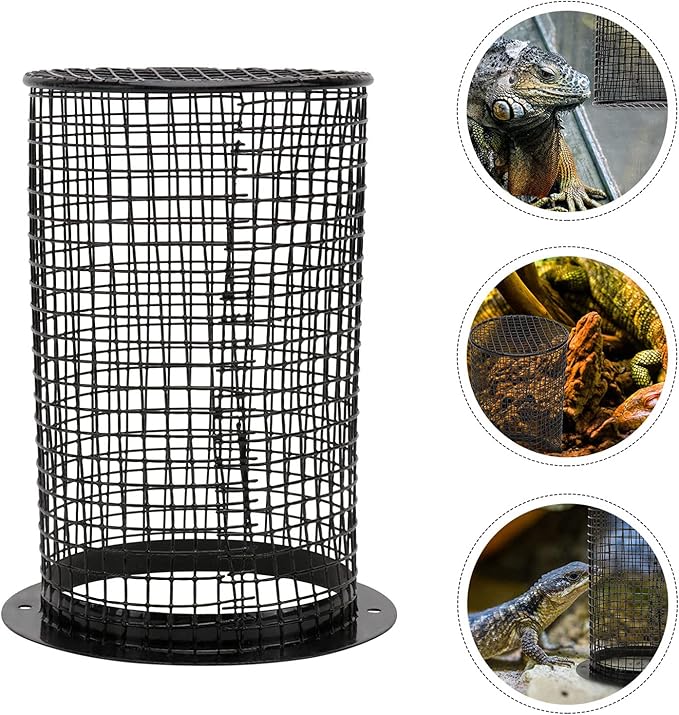 Mipcase 2pcs Night Light Cover for Reptiles Heat Lampshade Lampshade for Reptile Box Scald Cover Pet Net