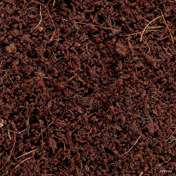 Exo Terra Plantation Soil, 8 Qt (8.8 L) - 100% Natural Terrarium Substrate | Increases Humidity, Stimulates Digging & Burrowing | Ideal for Natural Terrarium Setups & Live Plants (Pack of 4)