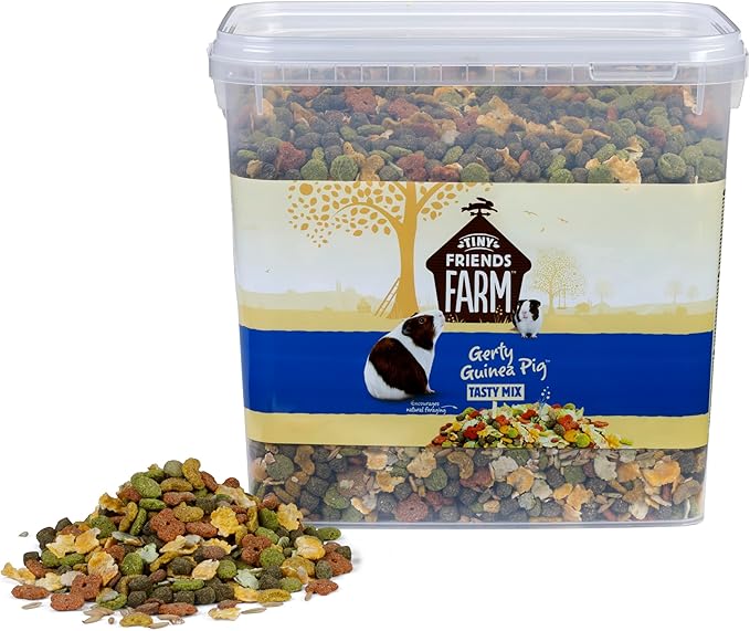 Tiny Friends Farm Gerty Guinea Pig Tasty Mix 10lbs Bucket