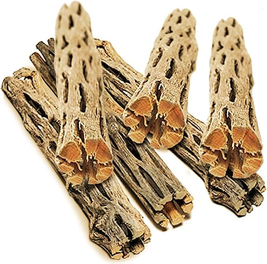 SunGrow Leopard Gecko Cholla Wood, 5 Inches Long, Create Basking Spot, Artistic Home-Decor, Lizards and Bearded Dragons, 6-Pack