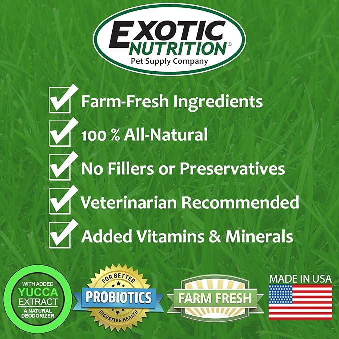 Exotic Nutrition Hedgehog Complete 16 lb - Nutritionally Complete Natural Healthy High Protein Pellets & Dried Mealworms - Food for Pet Hedgehogs