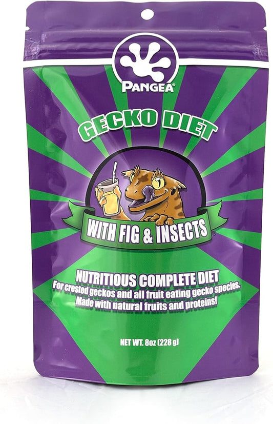 Pangea Gecko Diet with Fig & Insects™ 8 oz (1/2 lbs)