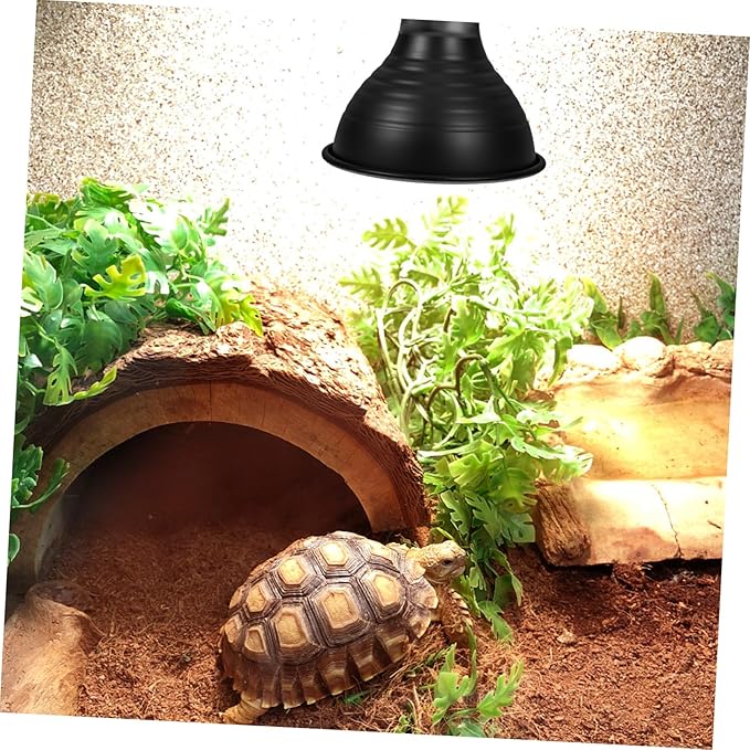 4pcs Reptile Heat Lamp Reflector Cover Protective Shade for Lizards Snakes Turtles Easy Installation Maintenance for Creating Comfortable Habitat