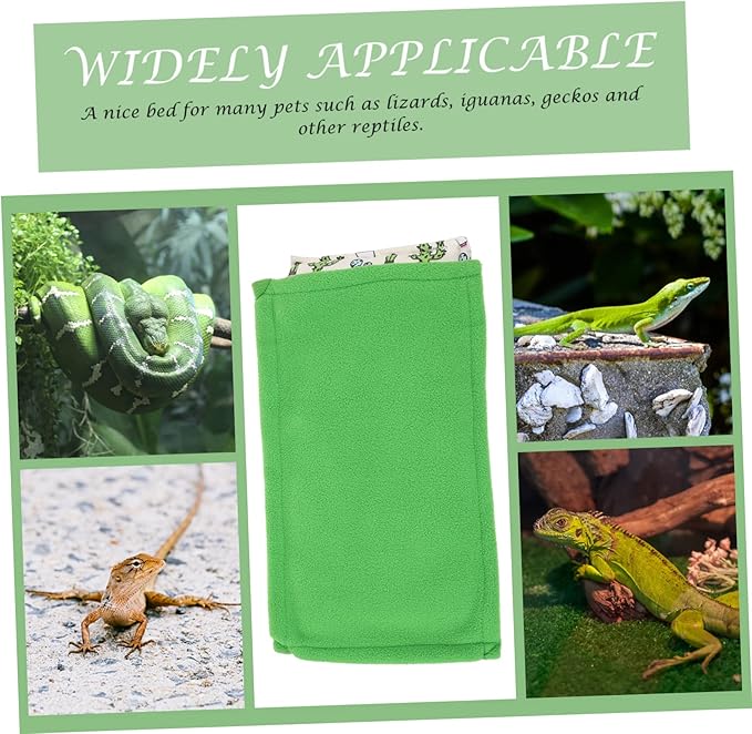 Happyyami Supple Crawl Pets Blanket Reptile Sleeping Bag Warmth Lizard Bed Easy Washable Pet Bedding