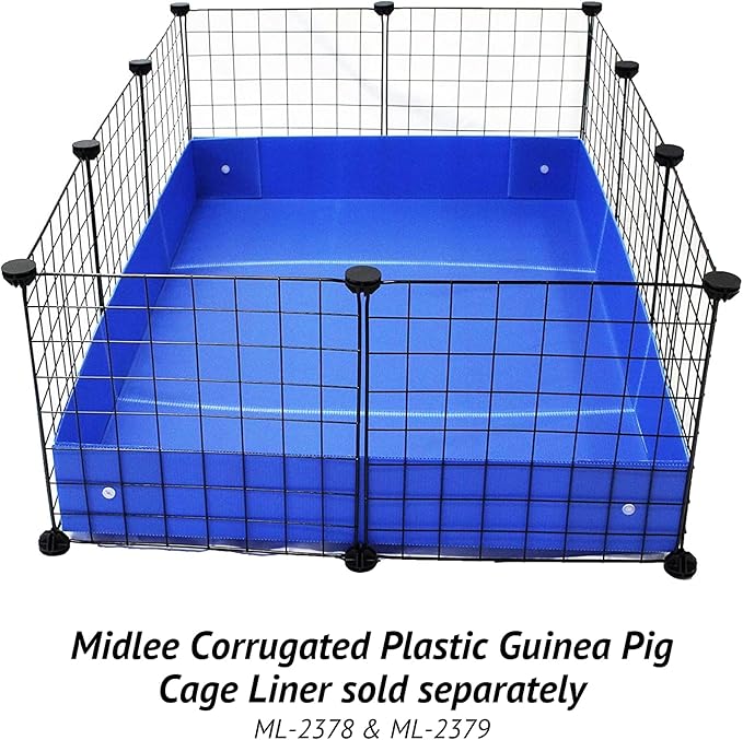 Midlee Guinea Pig Cage Panels- Set of 36- DIY Cage
