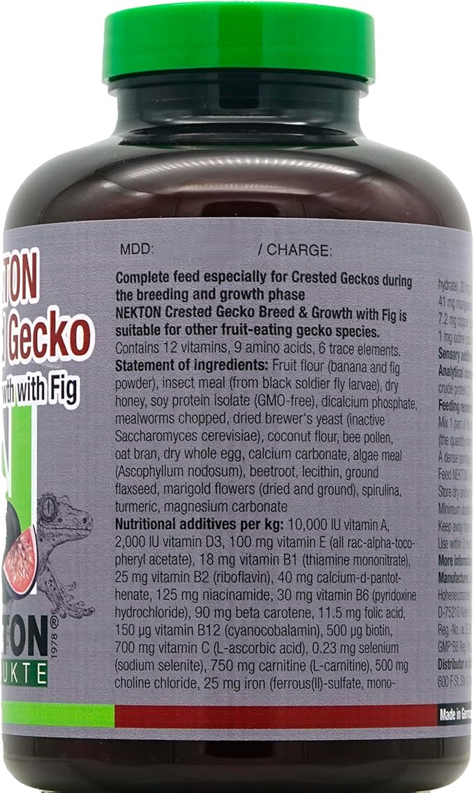 Nekton Crested Gecko Fig for Growth and Breeding 250g (8.82oz)