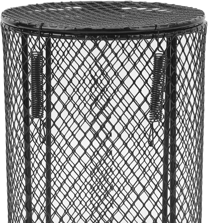 Tyenaza Reptile Lamp Cover Professional Prevents Scald Protective Reptile Heater Lamp Guard for Lizards Terrapins Snakes (Circle)