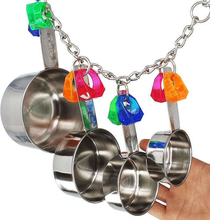 Bonka Bird Toys 1410 Cup Delight 7" x 13", Parrot, Cage Toy, Conure, Quaker, Caique, Eclectus, and Similar Birds.