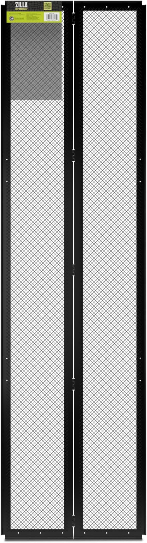 Zilla Fresh Air Screen Cover with Center Hinge, Secure and Durable Metal Mesh Cover for Reptile Terrariums, 48 x 13 inches
