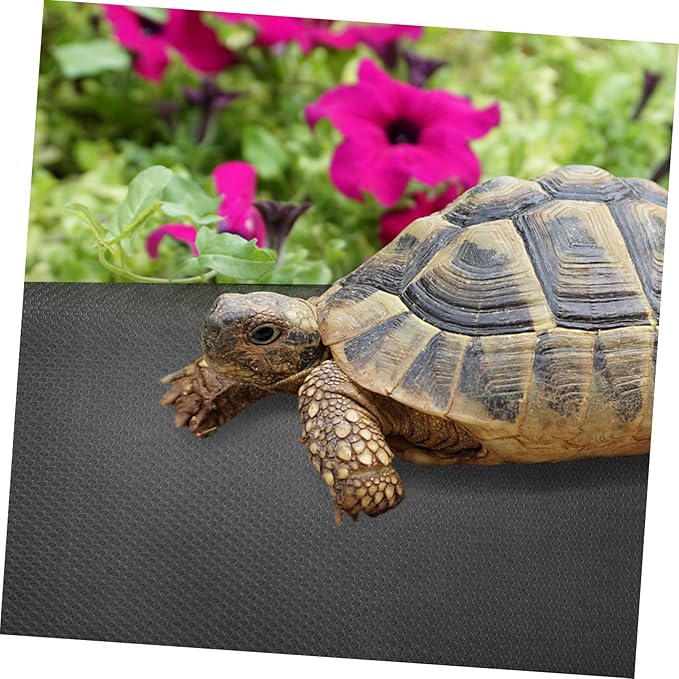 Toyvian Reptile Carpet for Leopard Gecko Lizard Snake and Turtle Sturdy Terrarium Substrate Bedding Non-Toxic Easy to Clean 2ft x