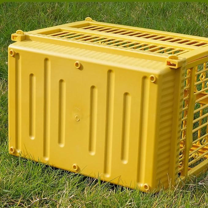 Bird Travel Cage, Bird Transport Cage, Portable with Standing Perch, Lightweight Parrot Carrier, Portable Indoor Outdoor Utility for Parakeet Cockatiel Conure Finch Lovebird Cockatoo Travel Walking