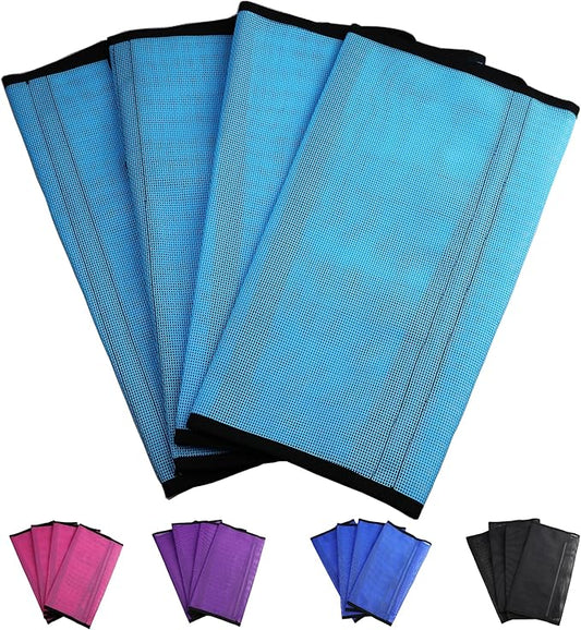 Horse Fly Boots, Superior Ventilate Mesh with Strong Fasteners Equine Fly Boots, Long-Lasting for Daliy Wear, Flexible to Fit Most Horse Legs, Set of 4 Fly Leggings for Horses