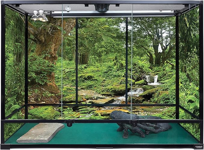 Carolina Custom Cages, 48Lx18Wx36H Extra-Tall Extra-Long Terrarium; Easy Assembly