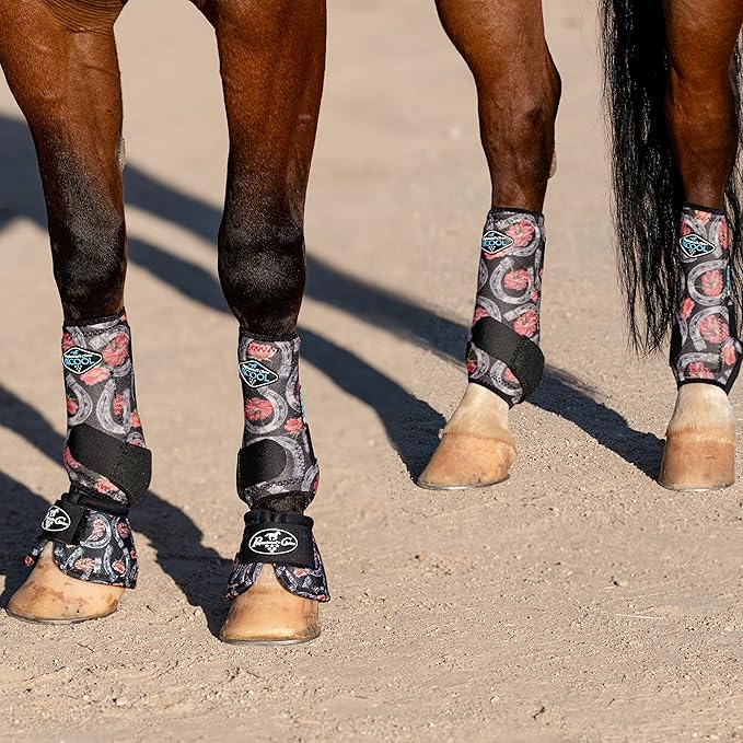 Professional's Choice 2XCOOL Sports Medicine Horse Boots | Protective & Breathable Design for Ultimate Comfort & Durability in Active Horses | Value 4 Pack