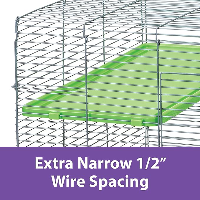 Kaytee My First Home Multi-Level Exotics Habitat for Pet Chinchillas, Rats, Degus, Sugar Gliders and Other Exotic Small Animals