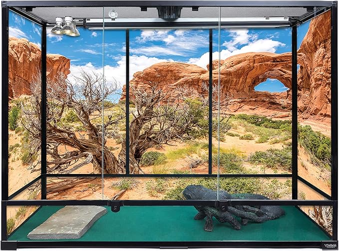 Carolina Custom Cages, 48Lx18Wx36H Extra-Tall Extra-Long Terrarium; Easy Assembly