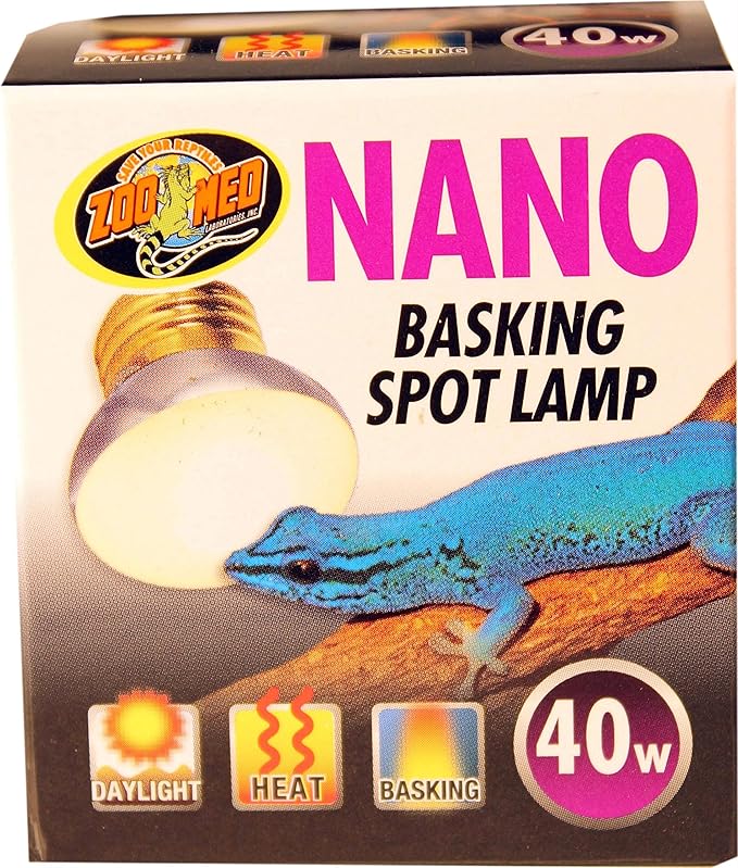 (2 Pack) Zoo Med Labs 40W Nano Basking Spot Lamp