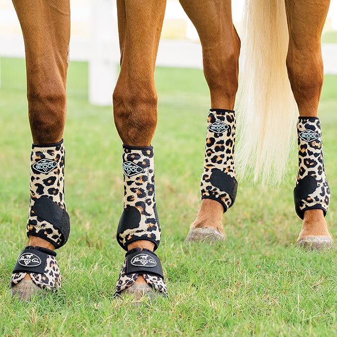 Professional's Choice 2XCOOL Sports Medicine Horse Boots | Protective & Breathable Design for Ultimate Comfort & Durability in Active Horses | Value 4 Pack