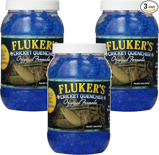 (3 Pack) Fluker's 16-Ounce Cricket Quencher Original Formula