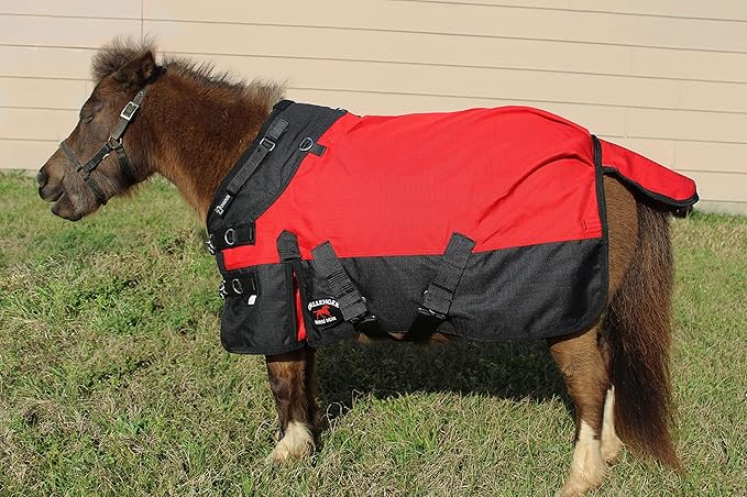 42" 1200D Foal Turnout Waterproof Fleece Lined Medium Winter Blanket 519LG09