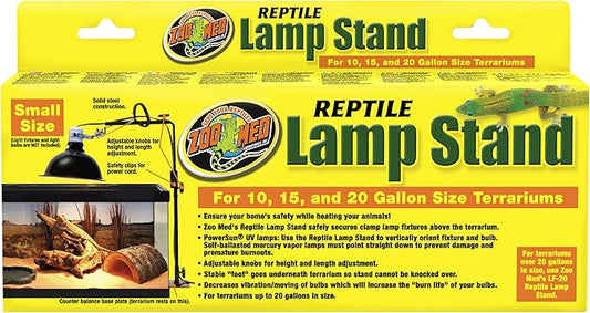 Zoo Med Reptile Lamp Stand Black (Small)