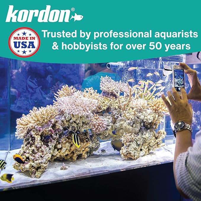 Kordon NOVAQUA Plus - Freshwater & Saltwater Aquarium Water Conditioner – Instantly Detoxifies Chlorine, Chloramines, & Heavy Metals, Replaces Fish Slime Coat, Reduces Fish Stress, 1-Gallon