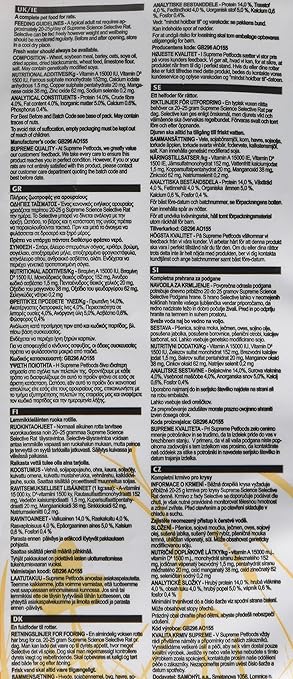 Supreme Petfoods Science Selective Rat Food (1.5 Kg)