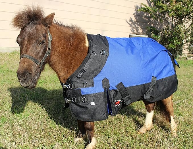 52" 1200D Foal Turnout Waterproof Fleece Lined Medium Winter Blanket 519LG07