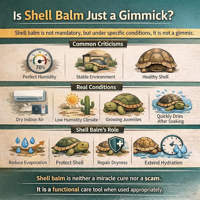 Tortoise Shell Conditioner Balm Cleaner – Wax Moisturizer for Dry Repair Care – Reptile Polish for Sulcata Russian Desert Tortoise