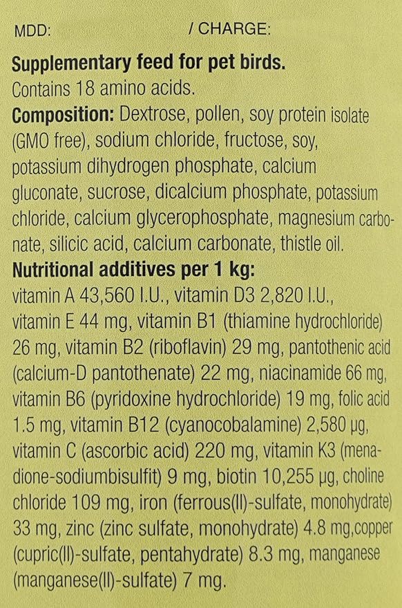 Nekton Tonic-F For Fruit Eating Birds, 500G