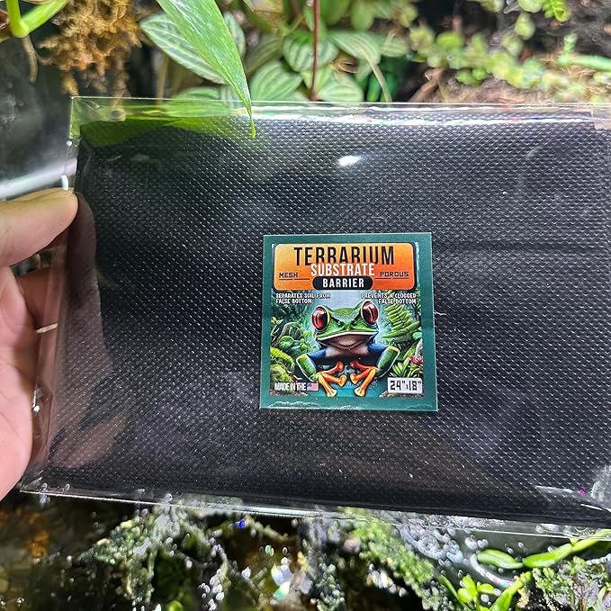 CTWPets Reptile Substrate Liner for Terrarium, 24"x18" Substrate Guard Mesh
