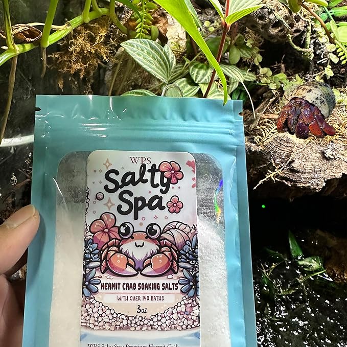CTWPets Salty Spa Hermit Crab Salt Water Soaking Mix | Calcium and Trace Minerals
