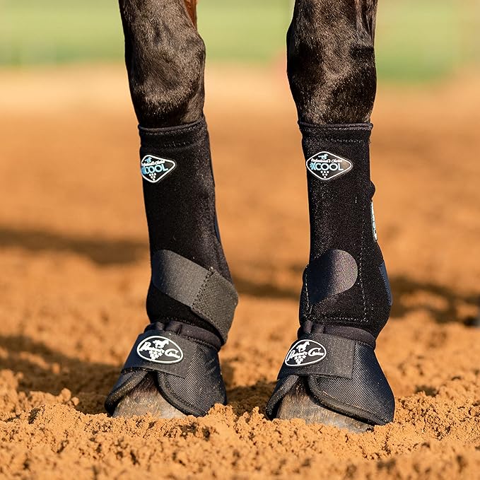 Professional's Choice Horse Equine Overreach Ballistic Bell Boots Navy Blue