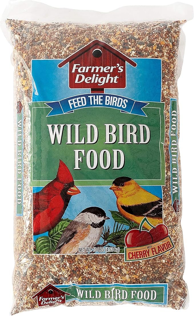 Wagner's 62046 8-Pound Backyard Wildlife Food and 53002 10-Pound Farmer's Delight Wild Bird Food Bundle